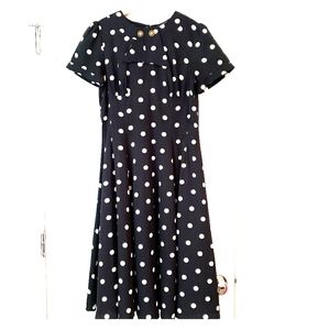 Vintage inspired Swing Dress, Polka Dots